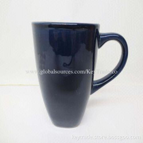 Fine Stoneware Color Glazed Mug, Multi-color, 10oz Capacity